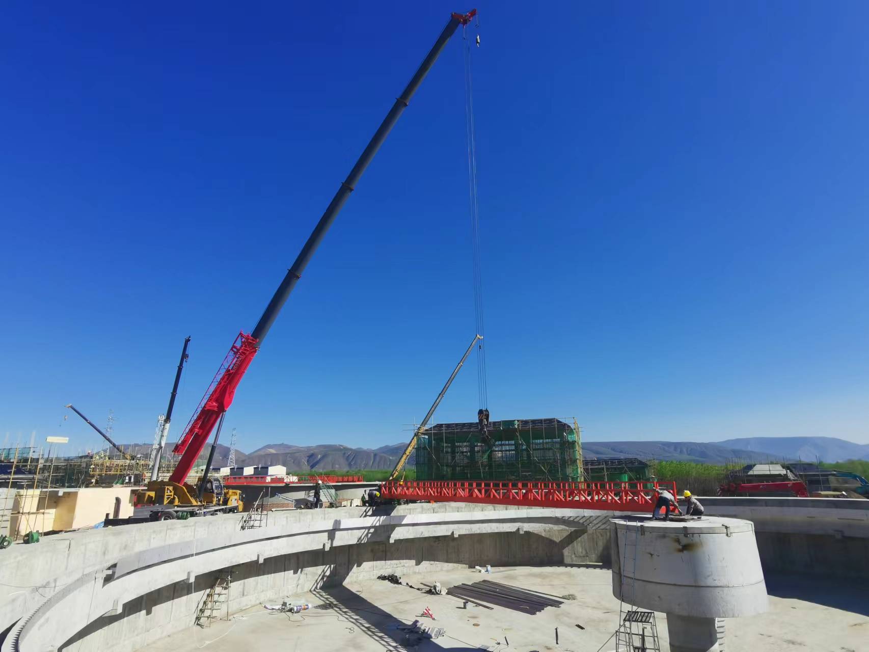 中建一局西寧市多巴污水處理廠 中建一局西寧市多巴污水處理廠